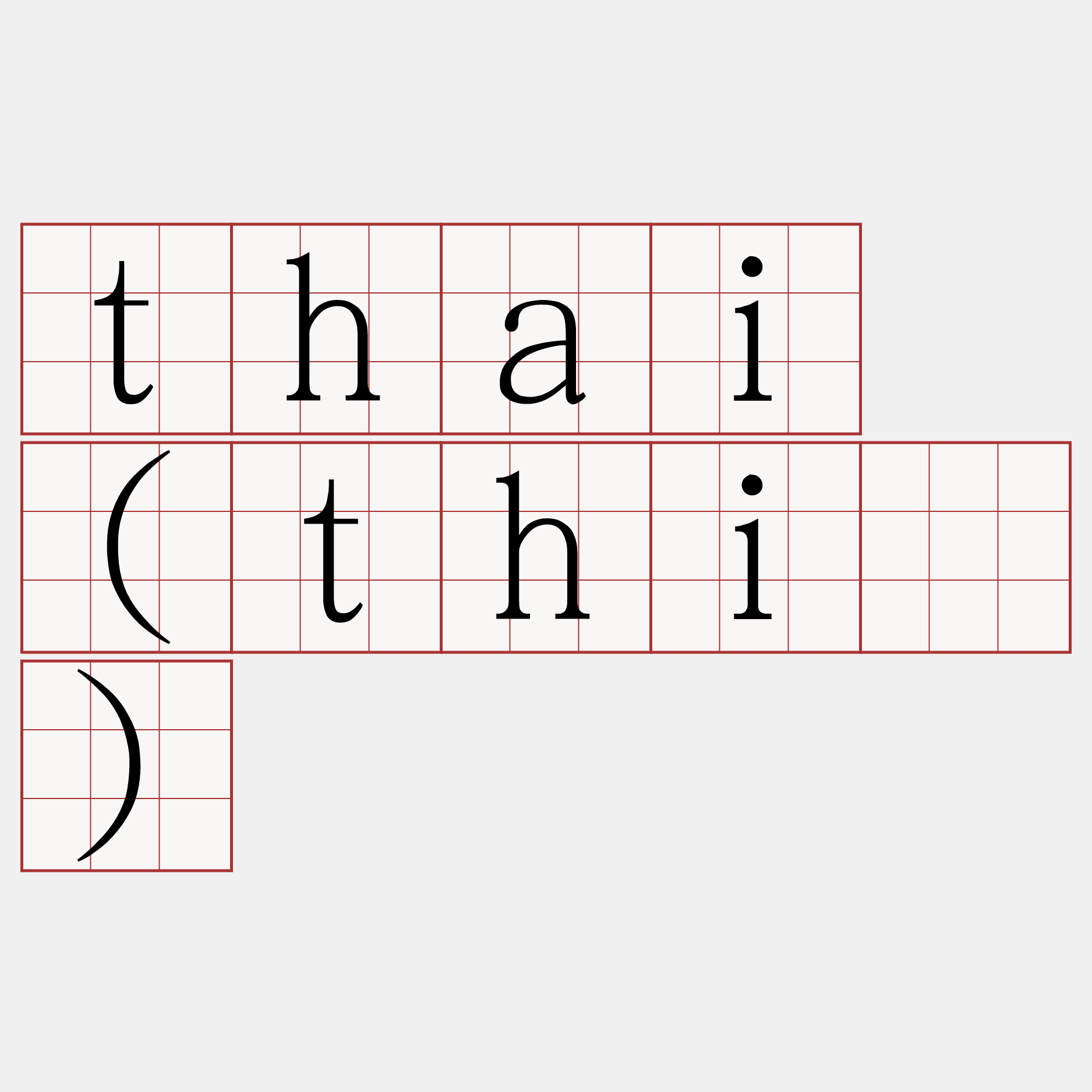 thai (thî)
